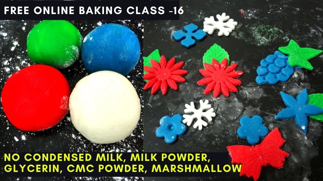 Free online baking class 16| Homemade Fondant| பாண்டன்ட் செய்வது எப்படி?| Fondant|By Naguvin Samayal