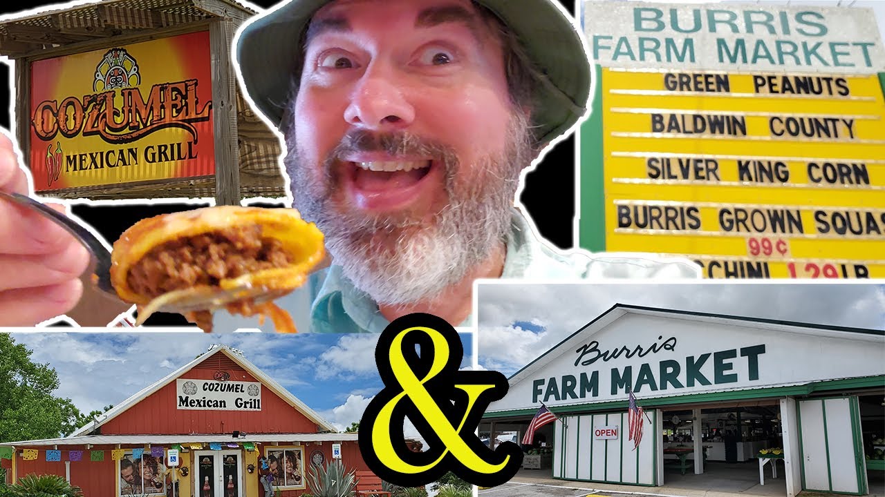 Burris Farm Market & Cozumel Mexican: Great beach food between I-10  and the Gulf Coast!