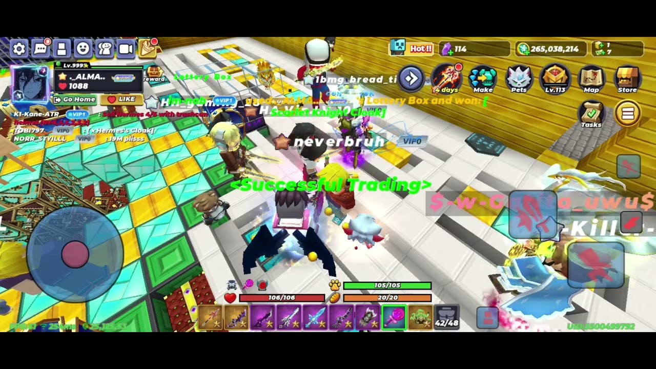 Blockmango skyblock rich trading part 1 