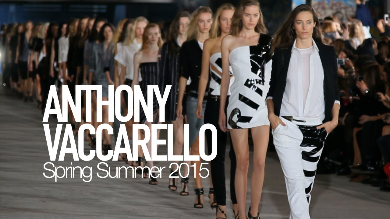 ANTHONY VACCARELLO Spring 2015 ft Taylor Hill, Malaika Firth, Edita | MODTV