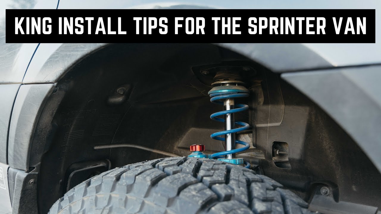 KING Shock Install Tips for your Sprinter Van