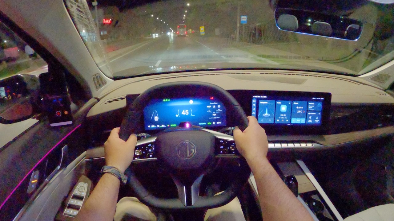 New MG S9 PHEV 2026 (Plug-in Hybrid) POV Night Drive | 0-100
