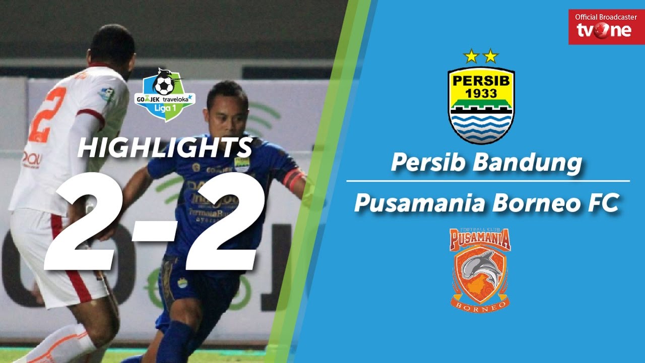 Persib Bandung vs Pusamania Borneo FC: 2-2 All Goals & Highlights