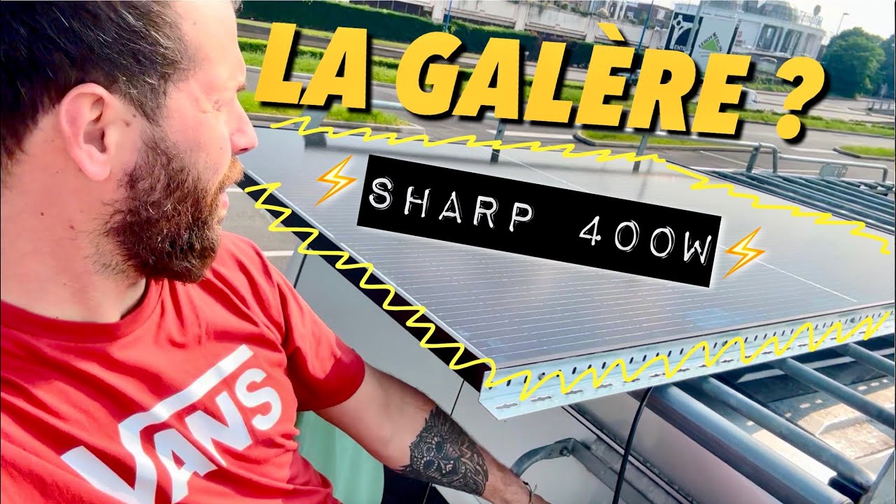 Comment poser un panneau solaire sur un fourgon aménagé ? (Sharp 400W compatible Oukitel) ETAPE 10