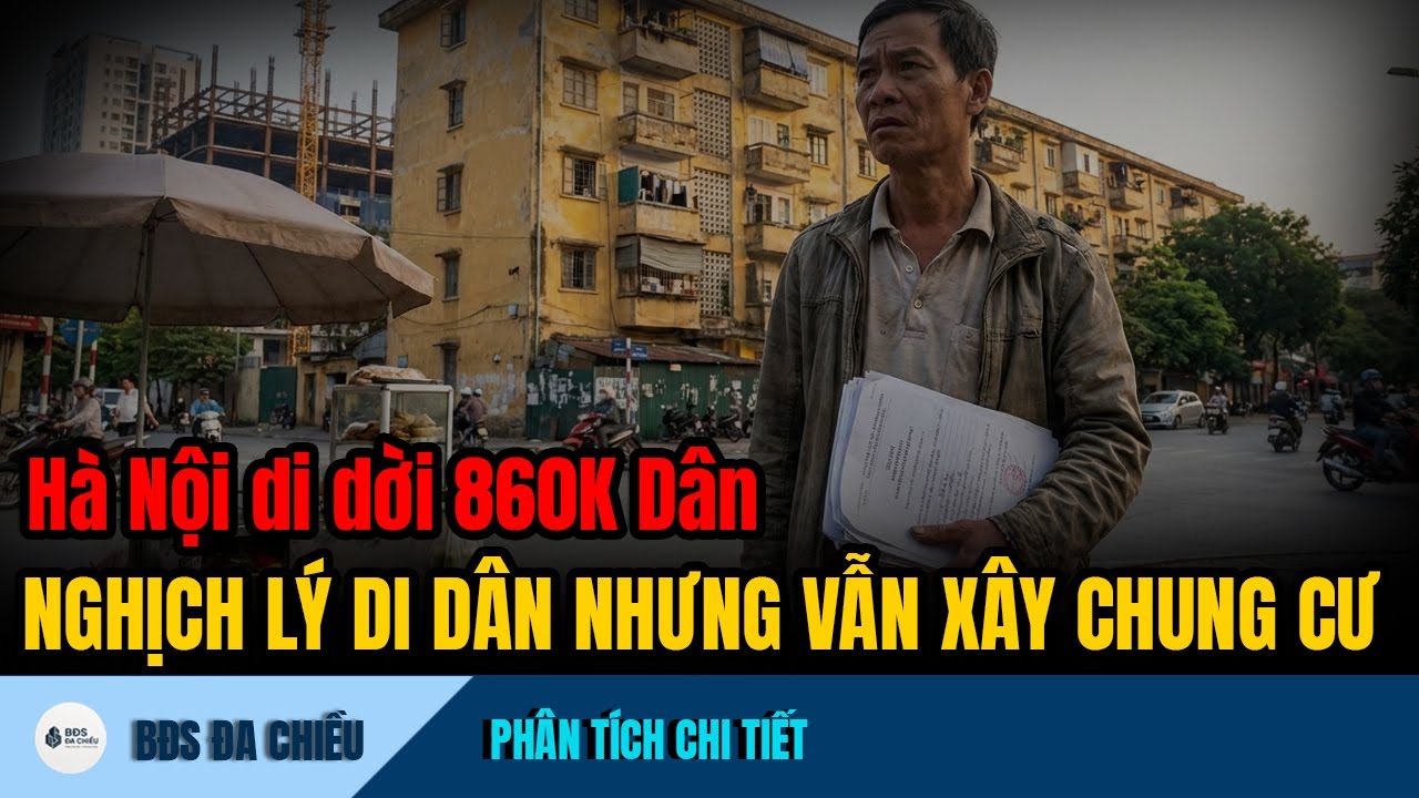 860.000 Dân Hà Nội sắp phải Đi: Cơ Hội hay Thảm Họa BĐS?