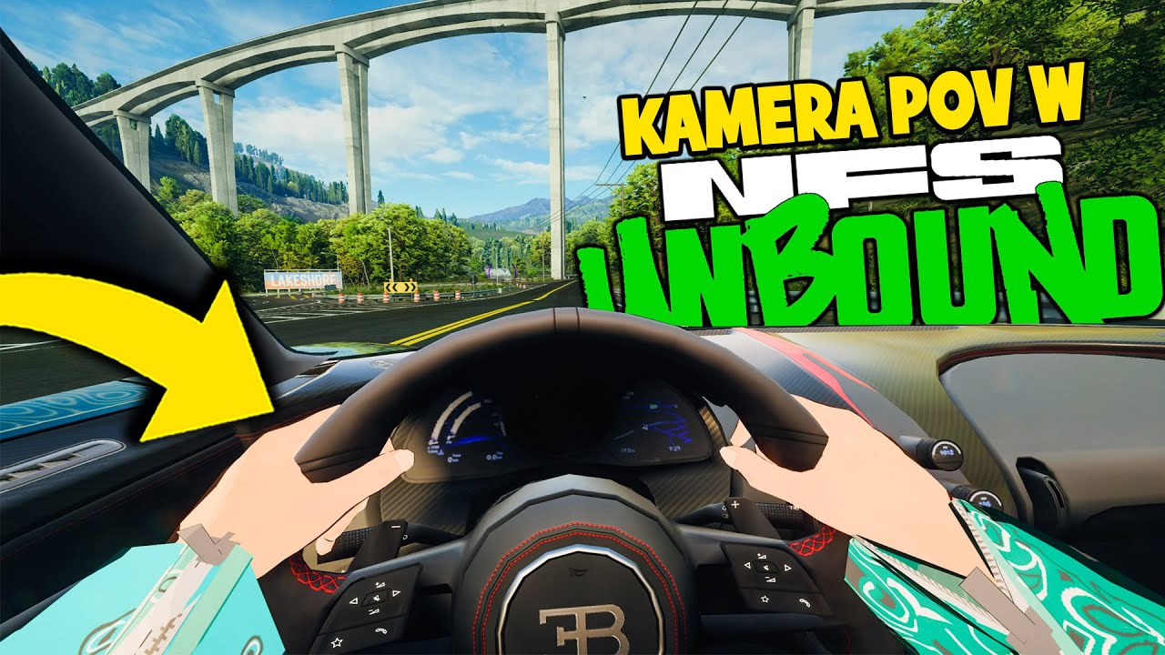 KAMERA Z PIERWSZEJ OSOBY W NFS UNBOUND PL 🤯 TEST MODYFIKACJI 😍