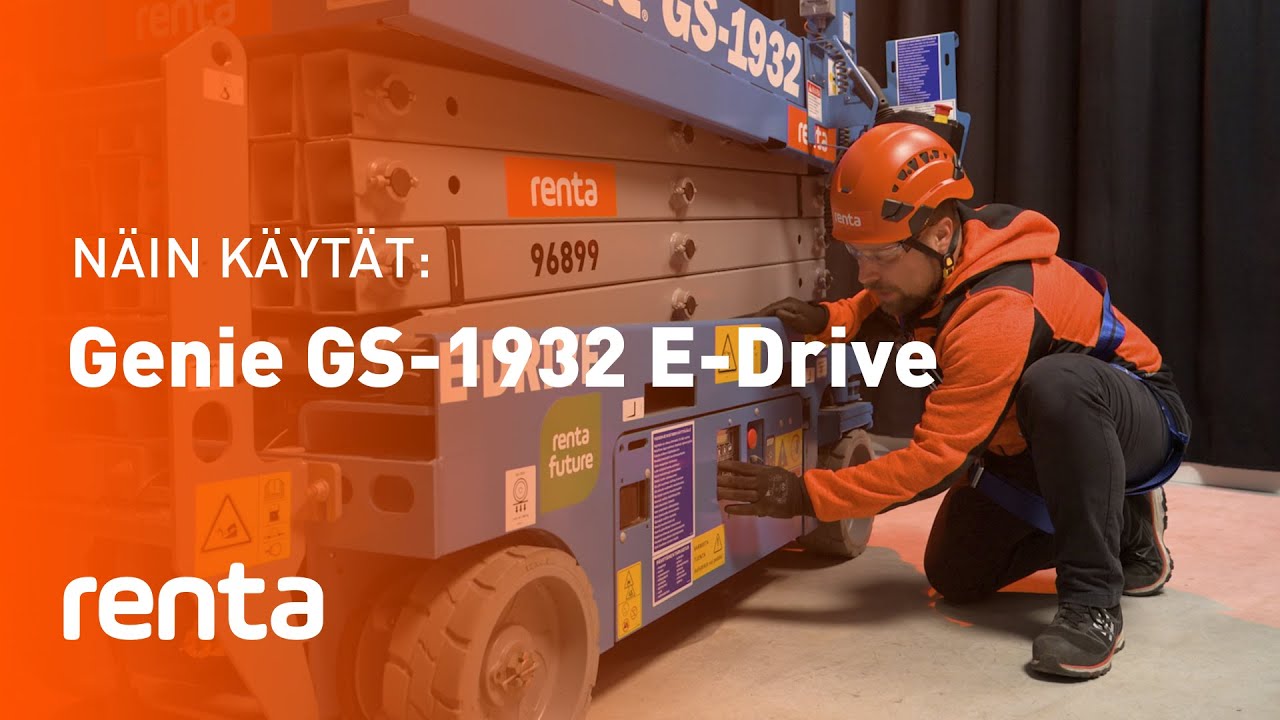 Näin käytät Genie GS-1932 E-Drive -henkilönostinta: Kattava opas | Renta Suomi