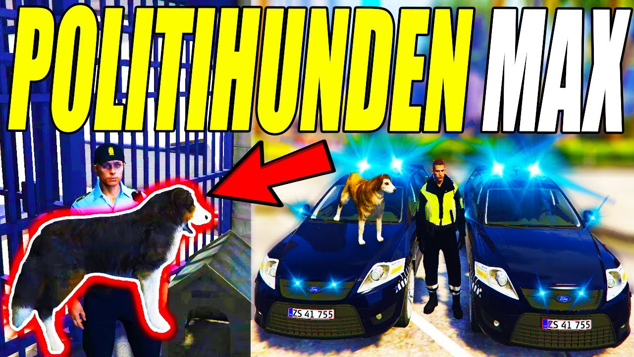 POLITIHUNDEN MAX ER TILBAGE - GTA V LSPD:FR - DANSK POLITI [#133]