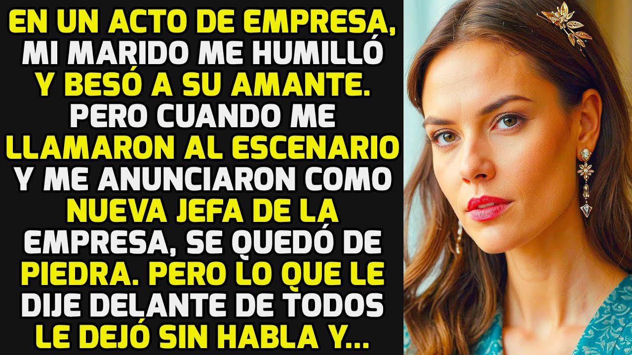 En Un Evento Corporativo, Mi Marido Me Humilló Y Besó A Su Amante, Pero Mi Reacción.. HISTORIAS VIDA