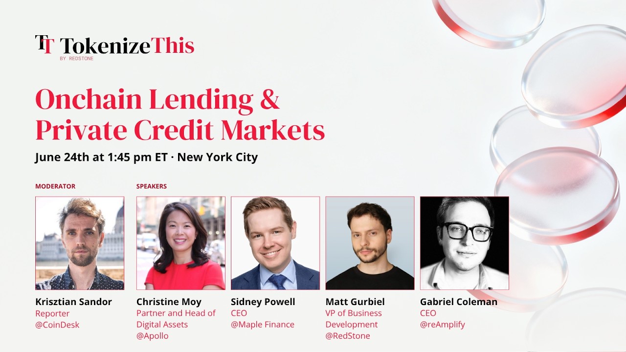 Onchain Lending & Private Credit Markets | TokenizeThis NYC 2026
