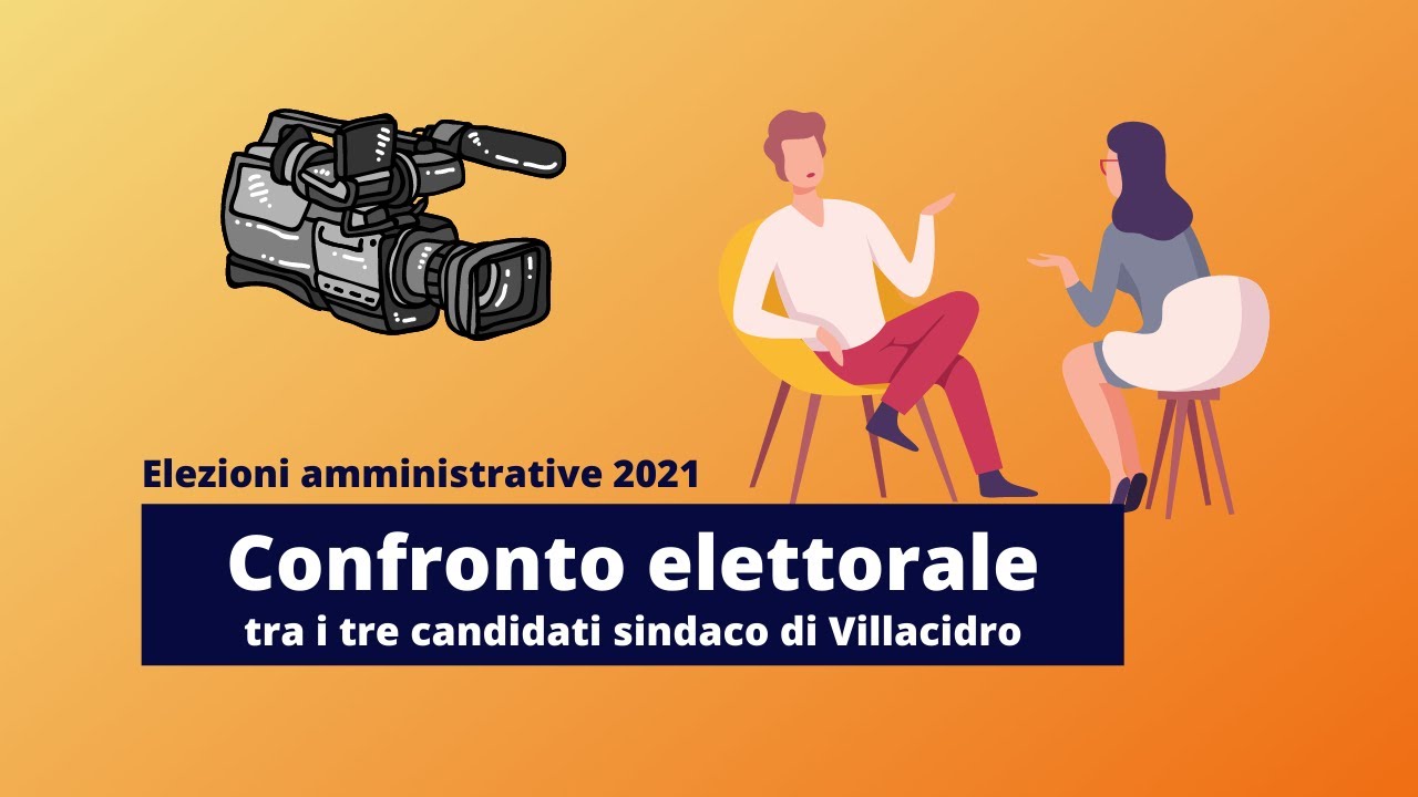 Villacidro -  Amministrative 2021: confronto tra i candidati sindaco