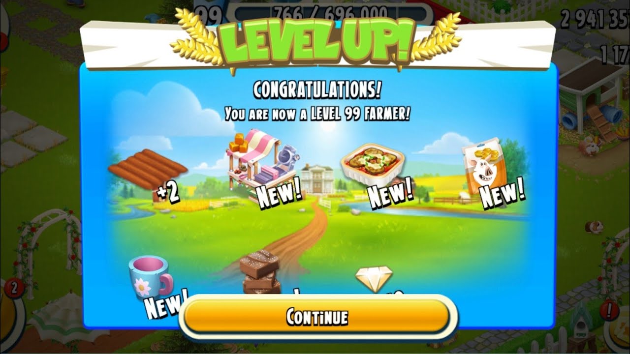 Hay Day : Lvl up 99 / Fudge shop / Honey face mask & more!