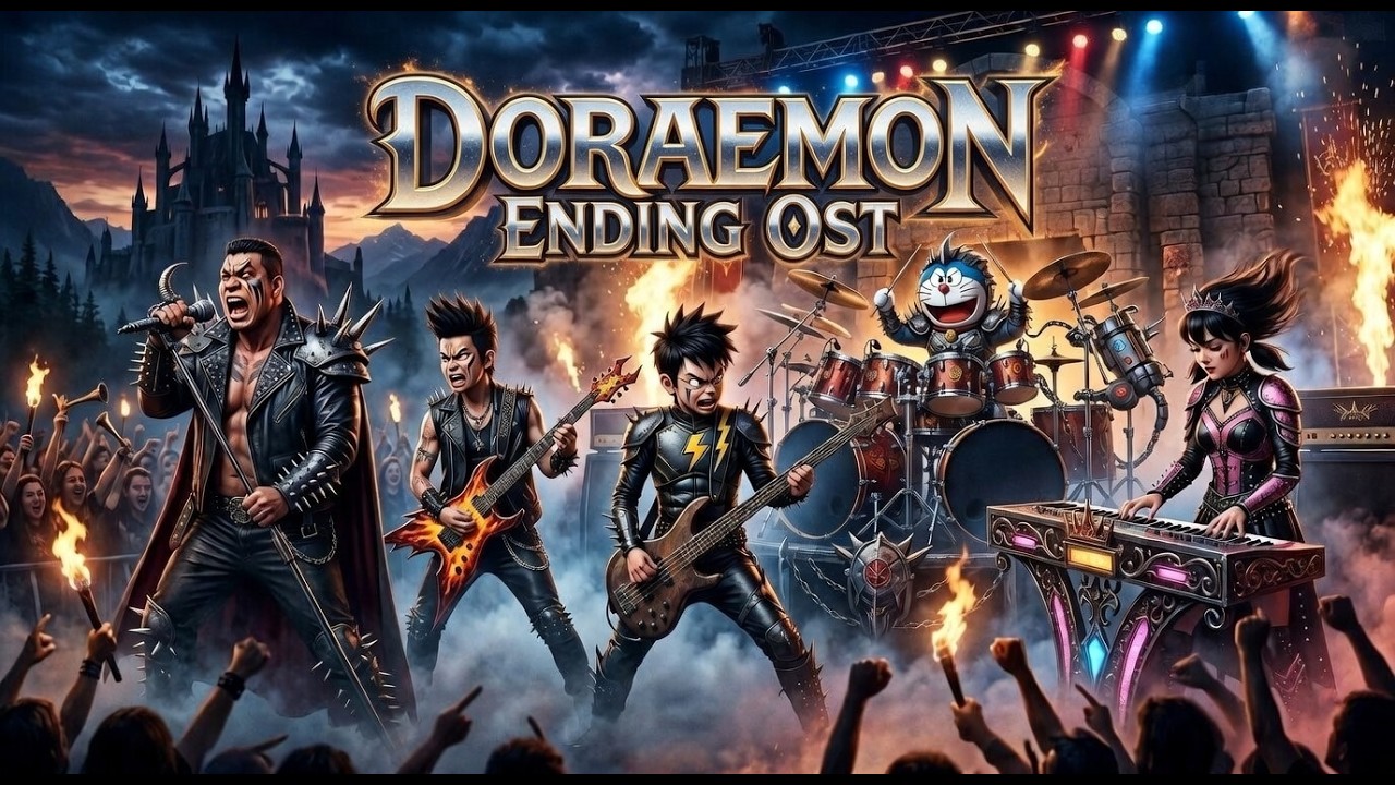 Ost. Doraemon Ending | AI Cover Power Metal