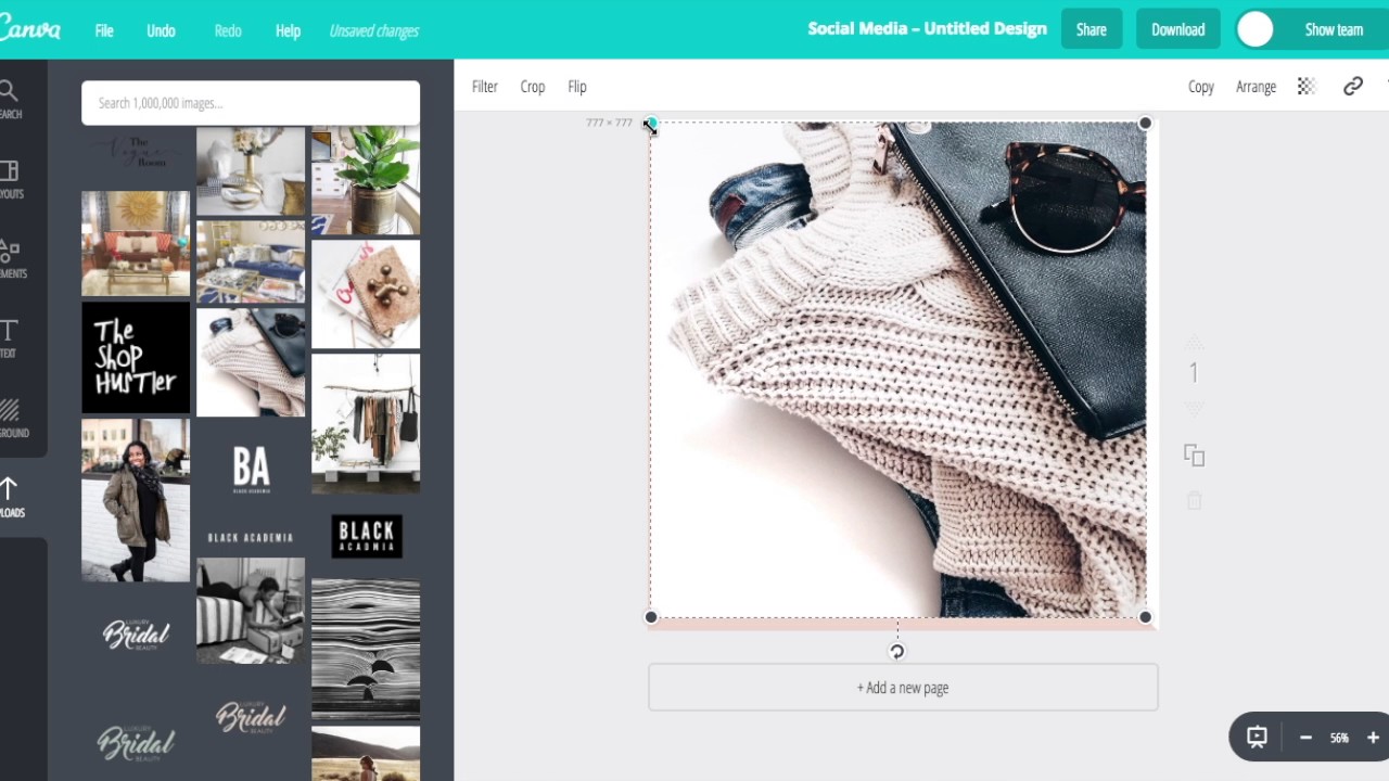 How To Create Quick + Easy Instagram Graphics Using CANVA