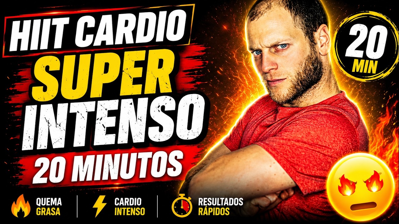 🔥 Cardio Súper Intenso 20 Min – Quema Grasa Rápido en Casa