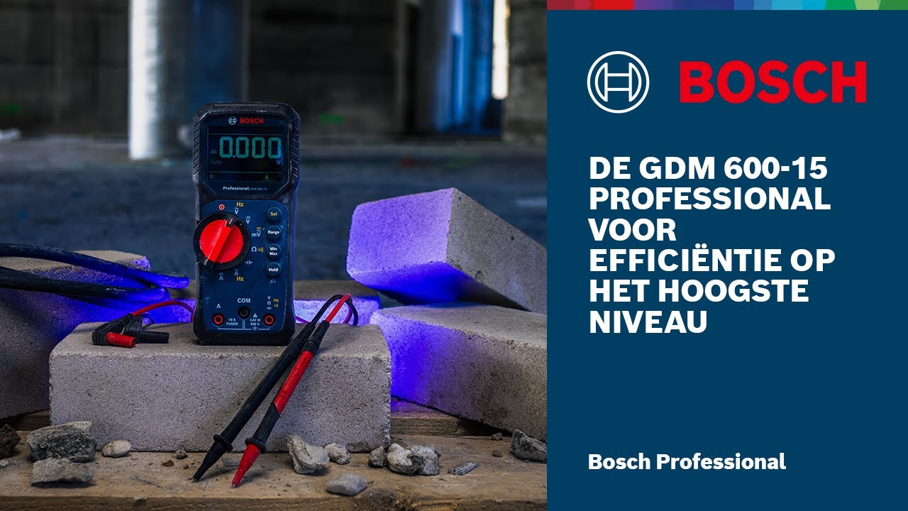 GDM 600-15 Professional Digital Multimeter with IP65 rating and easy handling