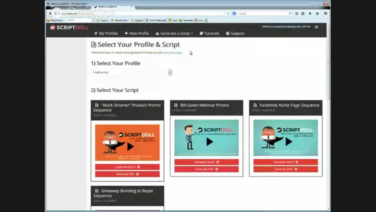 ScriptDoll Review - Tour of Script Doll Software