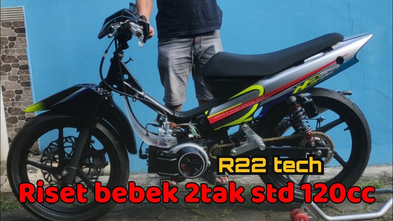 Bebek 2tak standar 120cc,risetan R22tech Yogyakarta