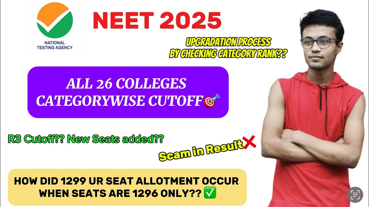 WEST BENGAL❤️ ROUND 1🎯 ALL 26 COLLEGE-WISE 📉CUTOFF CATEGORY WISE🔥 #wbmcc #neet2025 