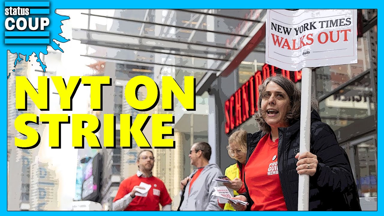 NYT Workers WALK OUT to Strike Pathetic Pay Raises Amid Record Company Profits