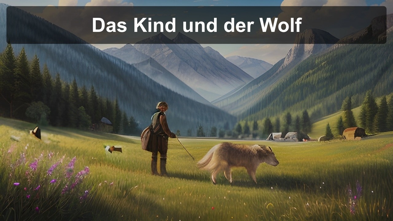 A1 Seviye Başlangıç (Türkçe Çevirili) - Das Kind und der Wolf