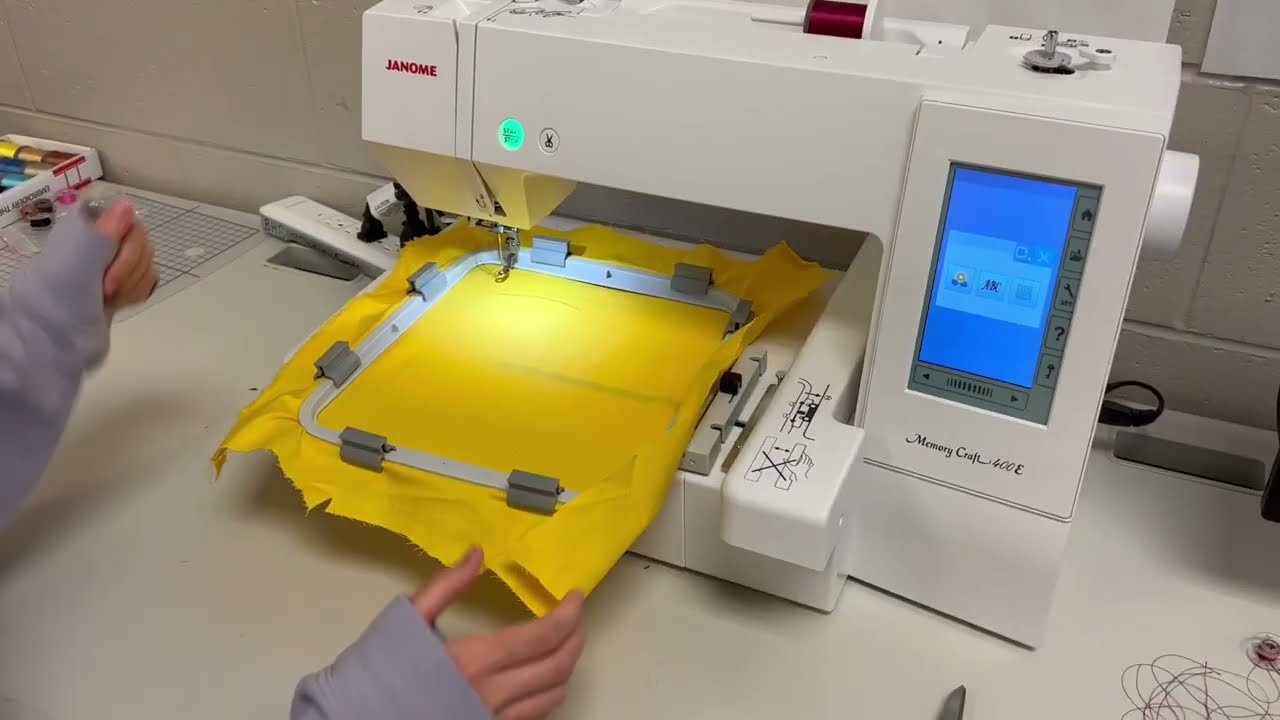 Embroidery Tutorial using the Janome Memory Craft 400E