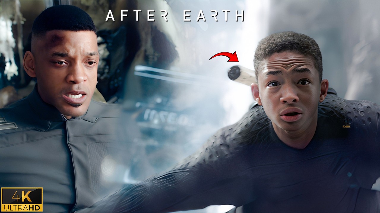 Jaden Smith’s Epic Wingsuit Jump & Mid‑Air Attack | After Earth 4K