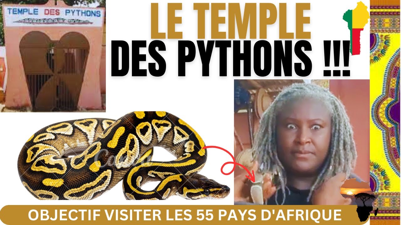 🇧🇯 Vaudou au Bénin : À la découverte envoûtante du Temple des Pythons à Ouidah ! #ouidah