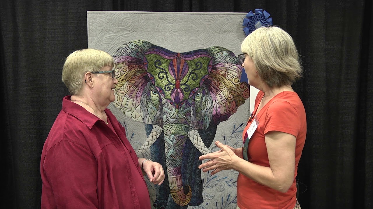 Lise Belanger Wins Gammill Best Wall Quilt Award at AQS QuiltWeek - Fall Paducah