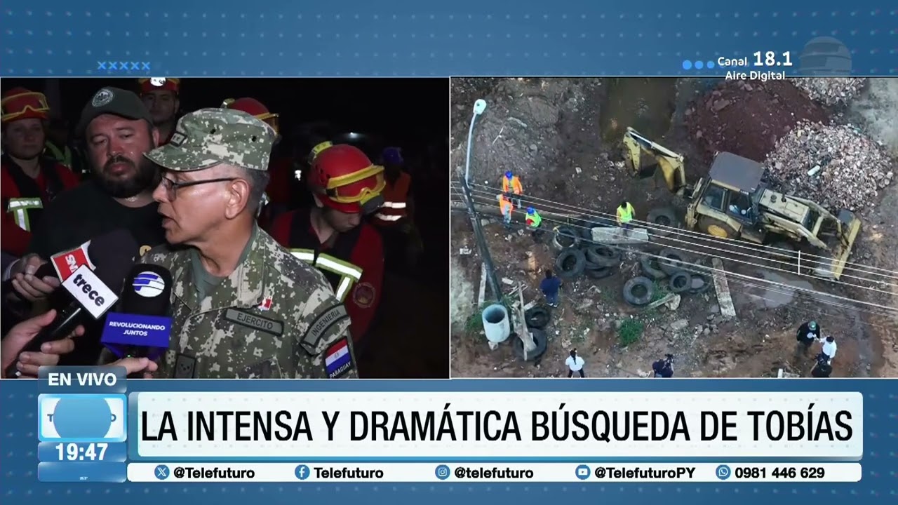 #AHORA- La intensa y dramática búsqueda de Tobías