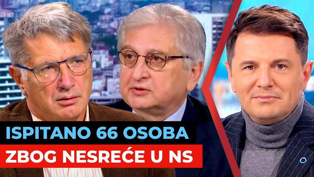 Ispitano 66 osoba zbog nesreće u Novom Sadu | Vladimir Vuletić i Željko Šajn | URANAK1