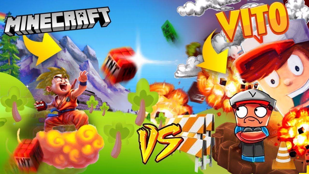 TNT VS FALA TSUNAMI VITO | MINECRAFT WYSTRZAŁOWY CHALLENGE MINECRAFT MATRUNER