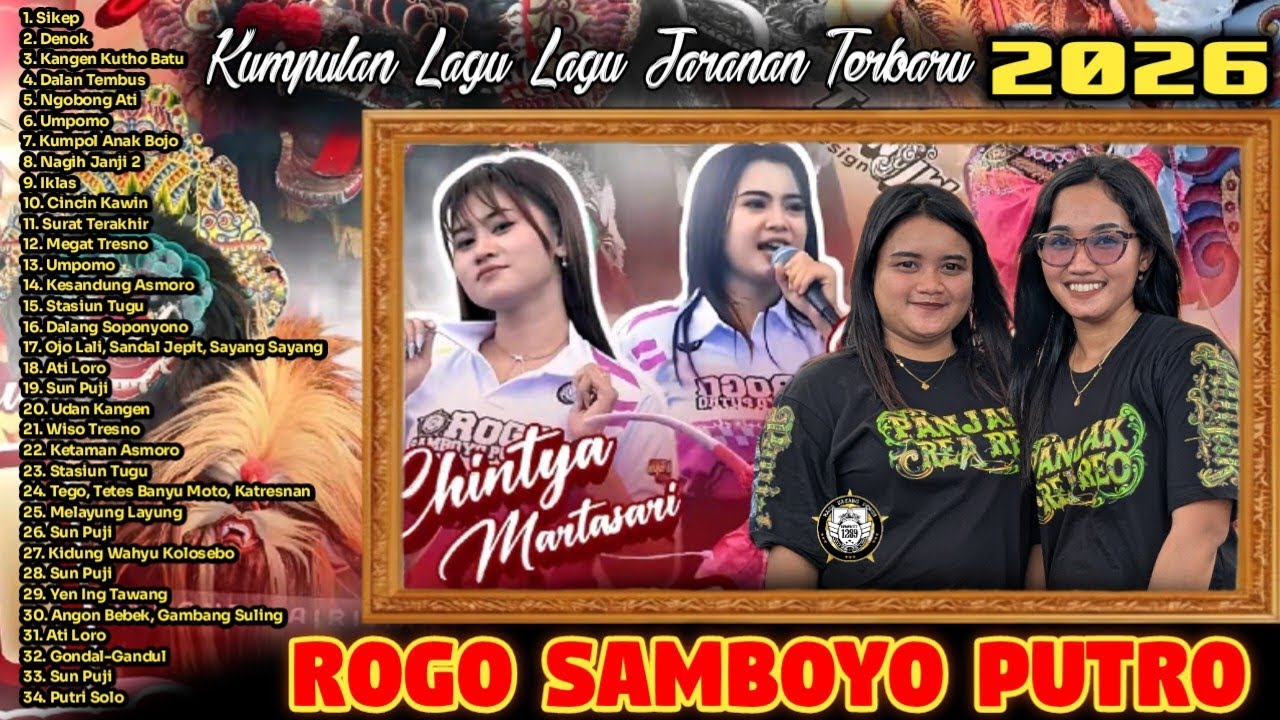 KUMPULAN LAGU LAGU JARANAN FULL ALBUM TERBARU ROGO SAMBOYO PUTRO