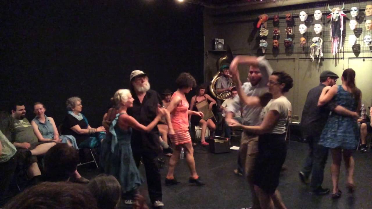 Maple Leaf Rag - Tuba Skinny with swing dancers and Buckdancer #permissiontodance
