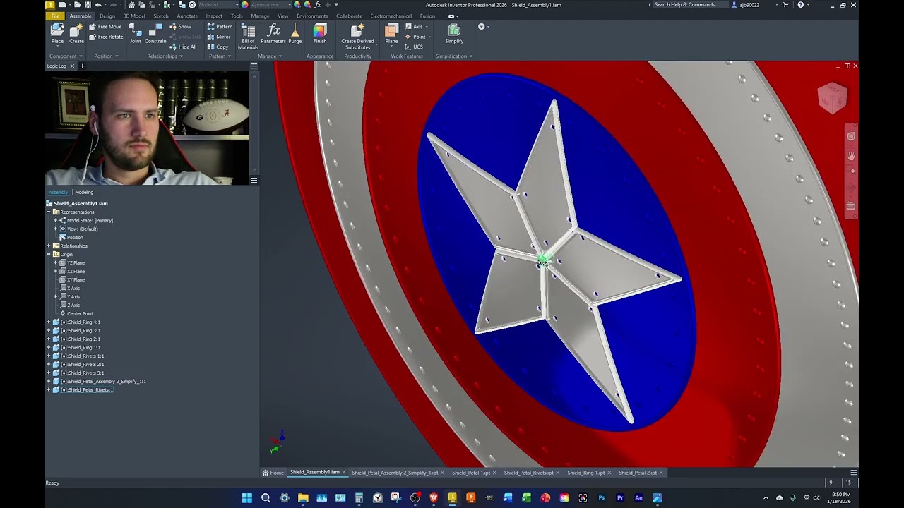 Redesigning Captain America's Shield: Part 11