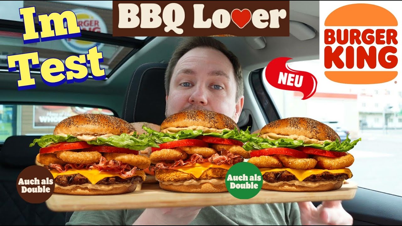 Burger King: 4 x BBQ Lover im Test