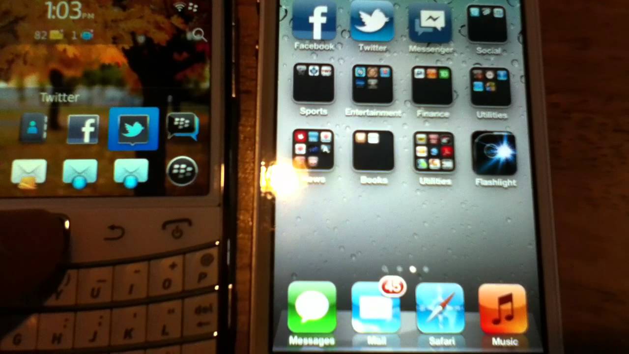 BlackBerry Bold 9900 vs iPhone 4s overview