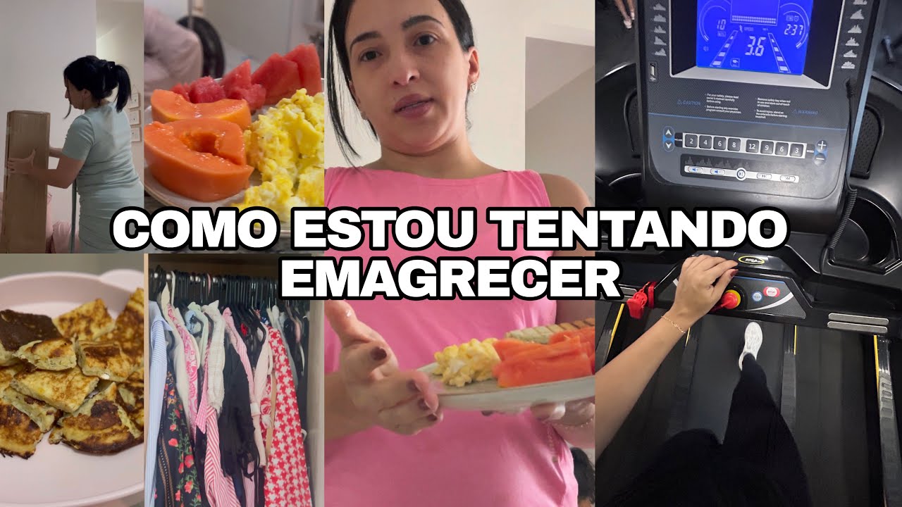 COMECEI UMA DIETA E EXERCÍCIOS MAS NÃO ESTÁ FÁCIL 