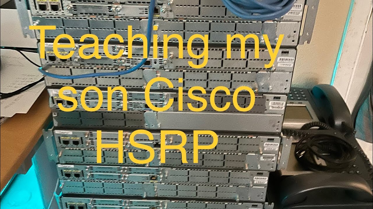 Cisco HSRP (TikTok Live) - teaching my son @aarontechtalk