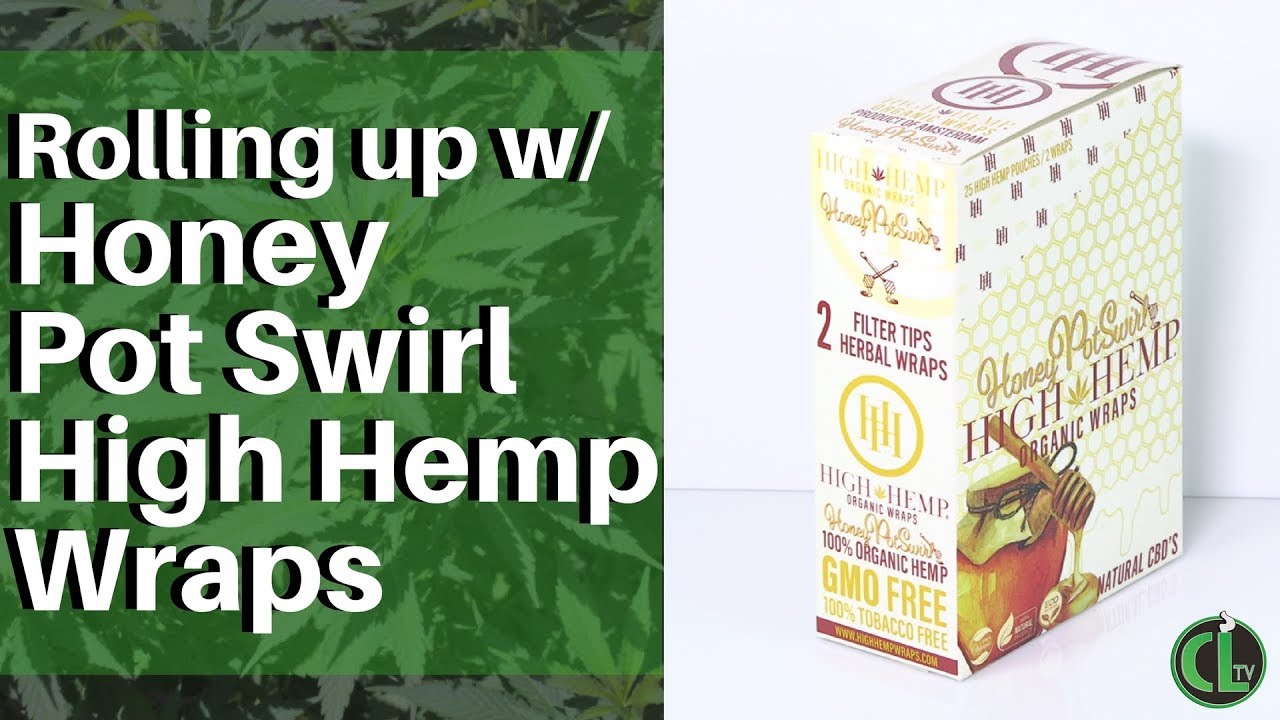 How To Roll a High Hemp Wrap pt.2 (Honey Pot Swirls) | Cannabis Lifestyle TV