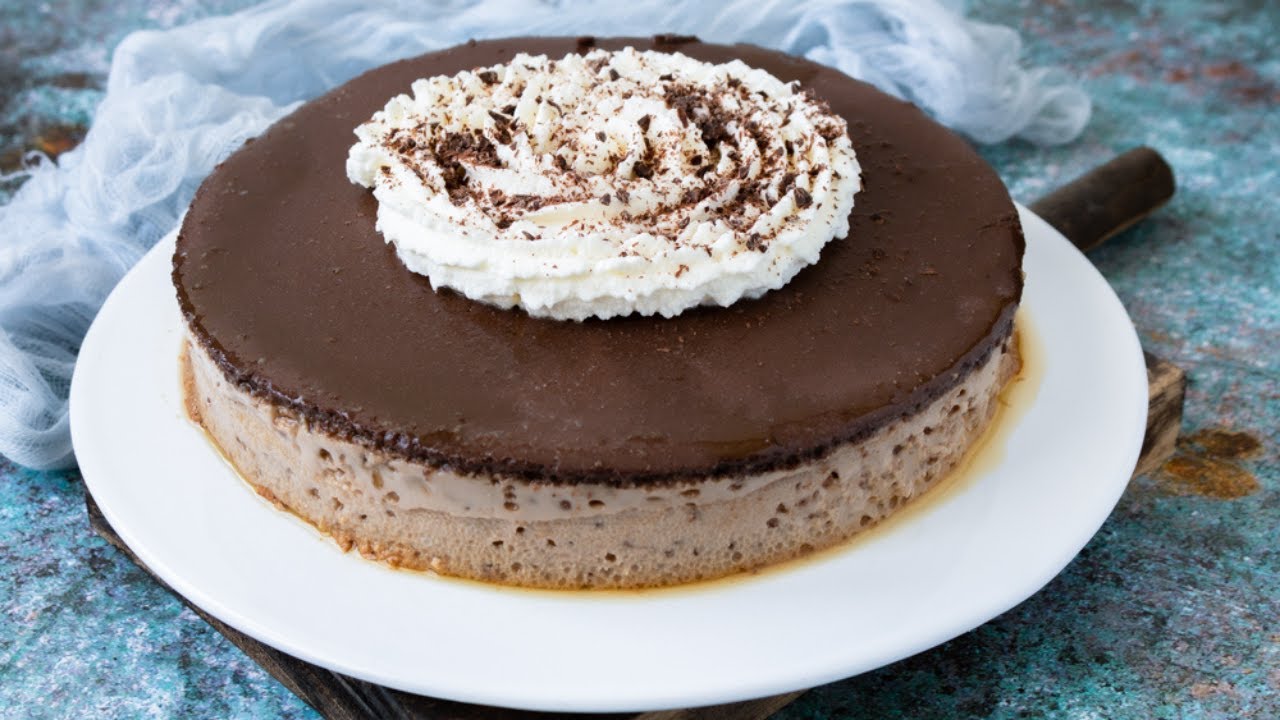 FLAN de CHOCOLATE y huevo 🍫 ¡¡Muy Fácil!!