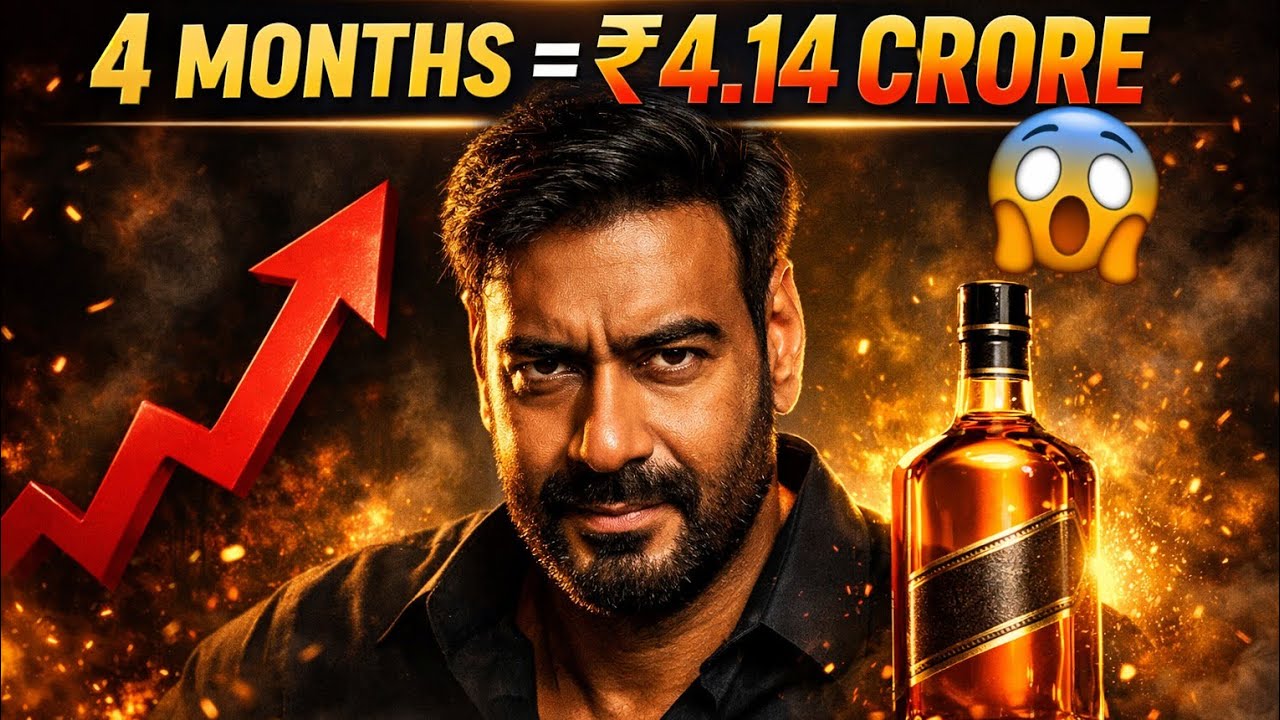 Whisky Brand | Ajay Devgn New Business Shocks Industry 😱 | 4 Months Mein ₹4.14 Crore Ka Record