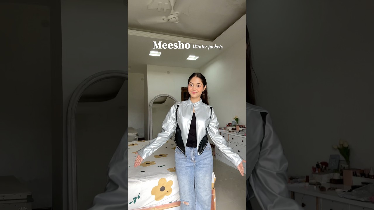 Meesho winter jackets #ytshorts #meesho #jackets #winter #sweatshirt #haul #sweater #cutefinds