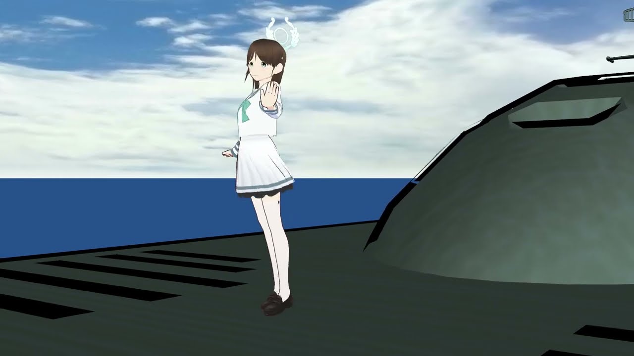 【MMD blue archive】 kurimura airi 可愛くなりたい