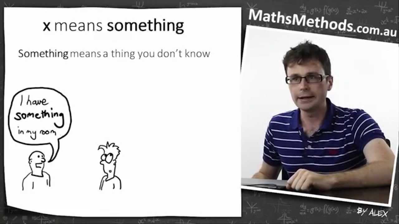 Why is x used so much in algebra? - ANYONE can understand this!