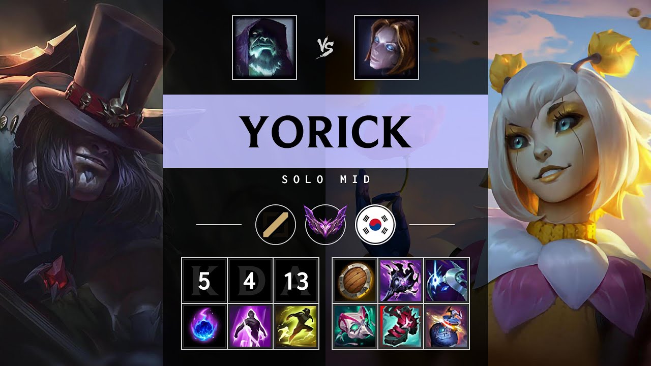 Yorick Mid vs Orianna - KR Master Patch 25.15