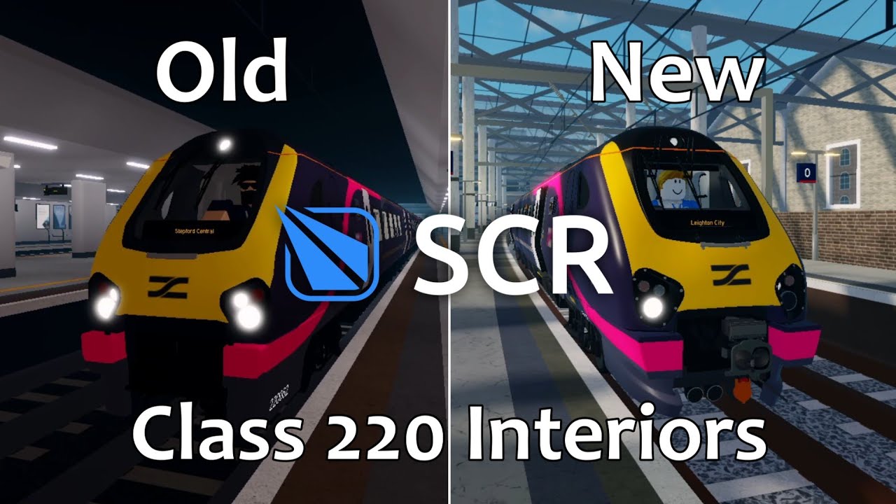 SCR Class 220 - Old and New Interiors - Roblox Stepford County Railway