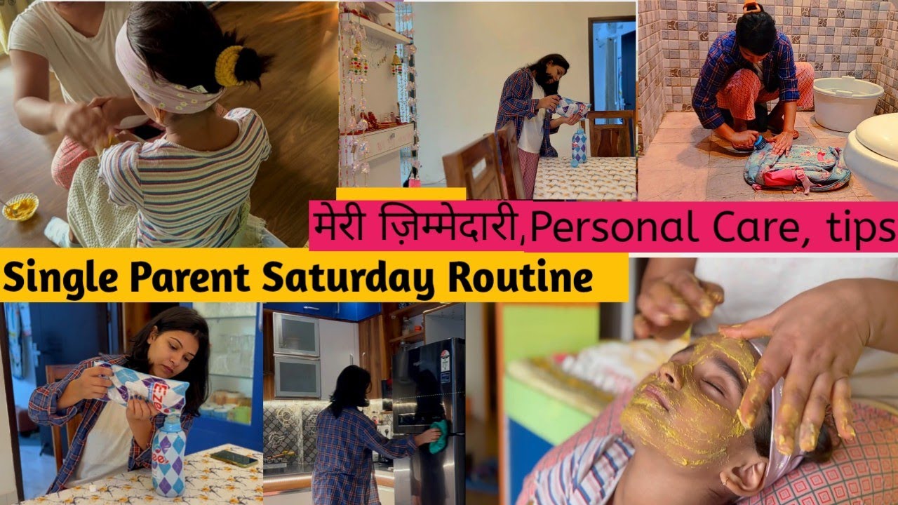 My Busy Saturday(clean, organize) मैं और मेरी बेटी gentle skin care, tips to manage work n Home