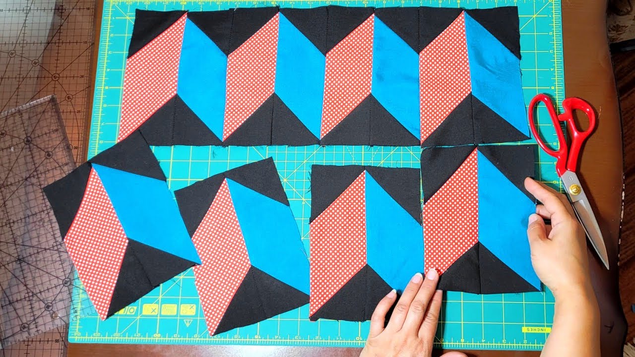 3D Blockhead Quilt _ lt's So Easy but Looks Fabulous