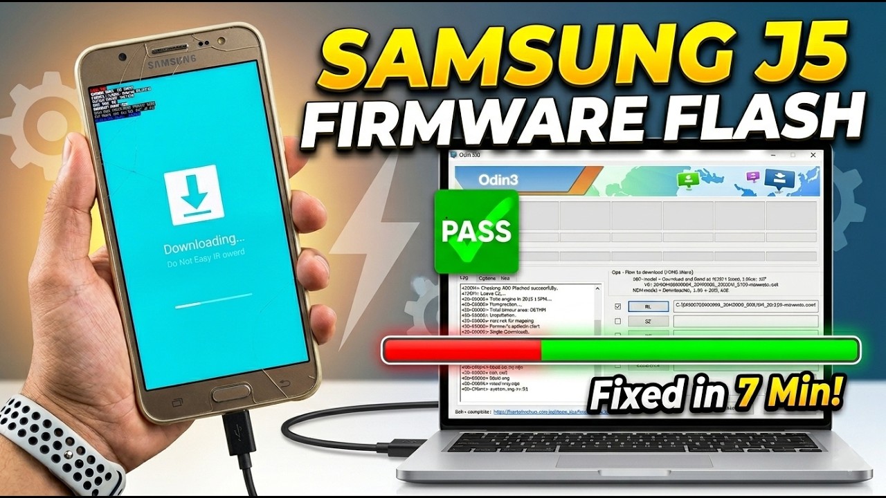 How to install firmware in Samsung Galaxy J5 (SM-J500H/DS)